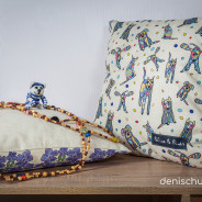 Throw pillowcases with the prints photoshoot